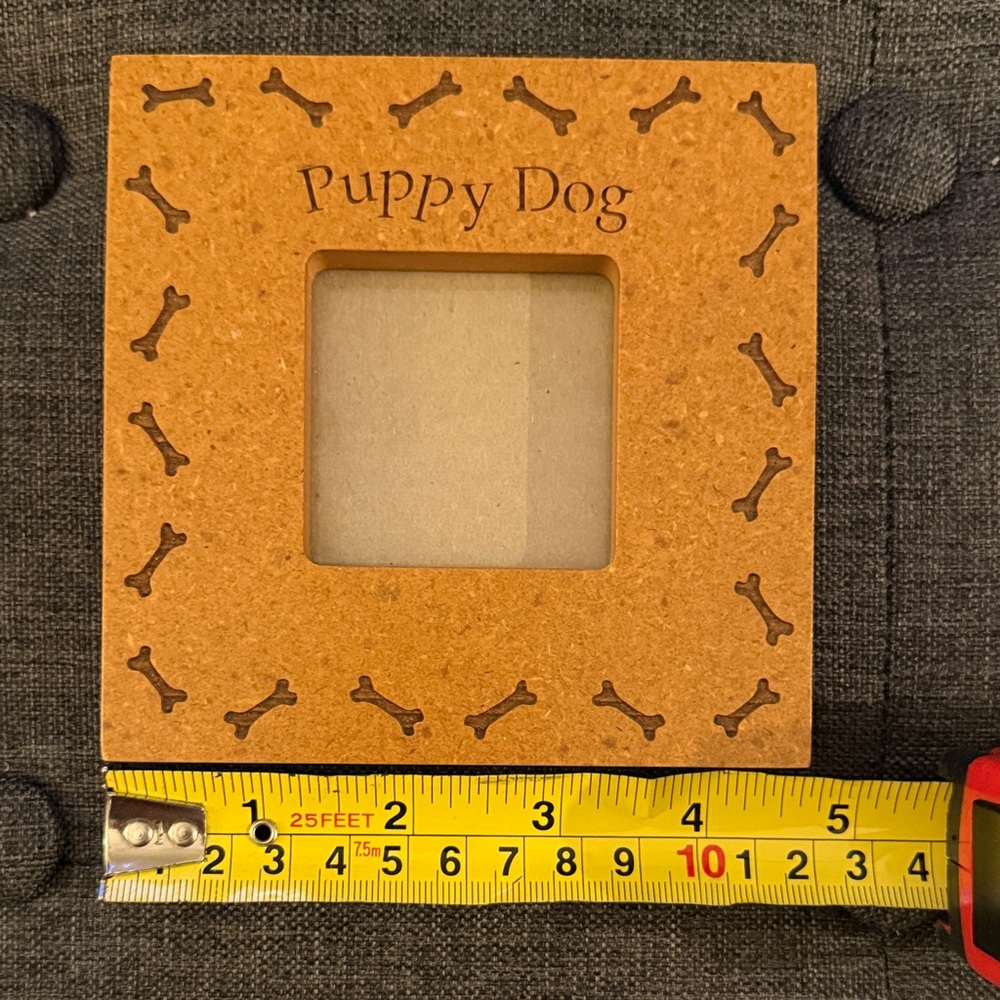 Brown Decorative Photo Frame with the name Puppy Dog